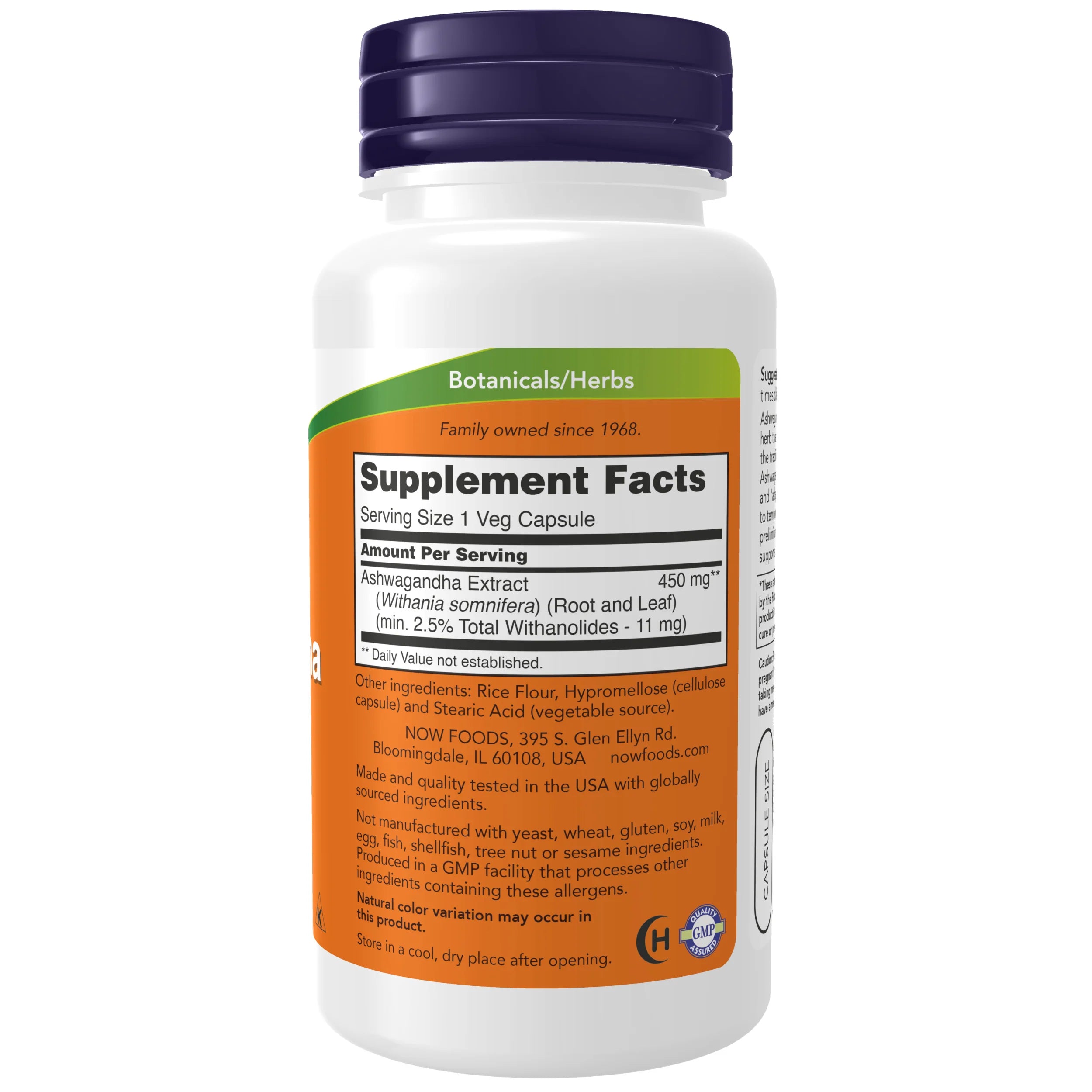 NOW Foods Ashwaganha 450mg