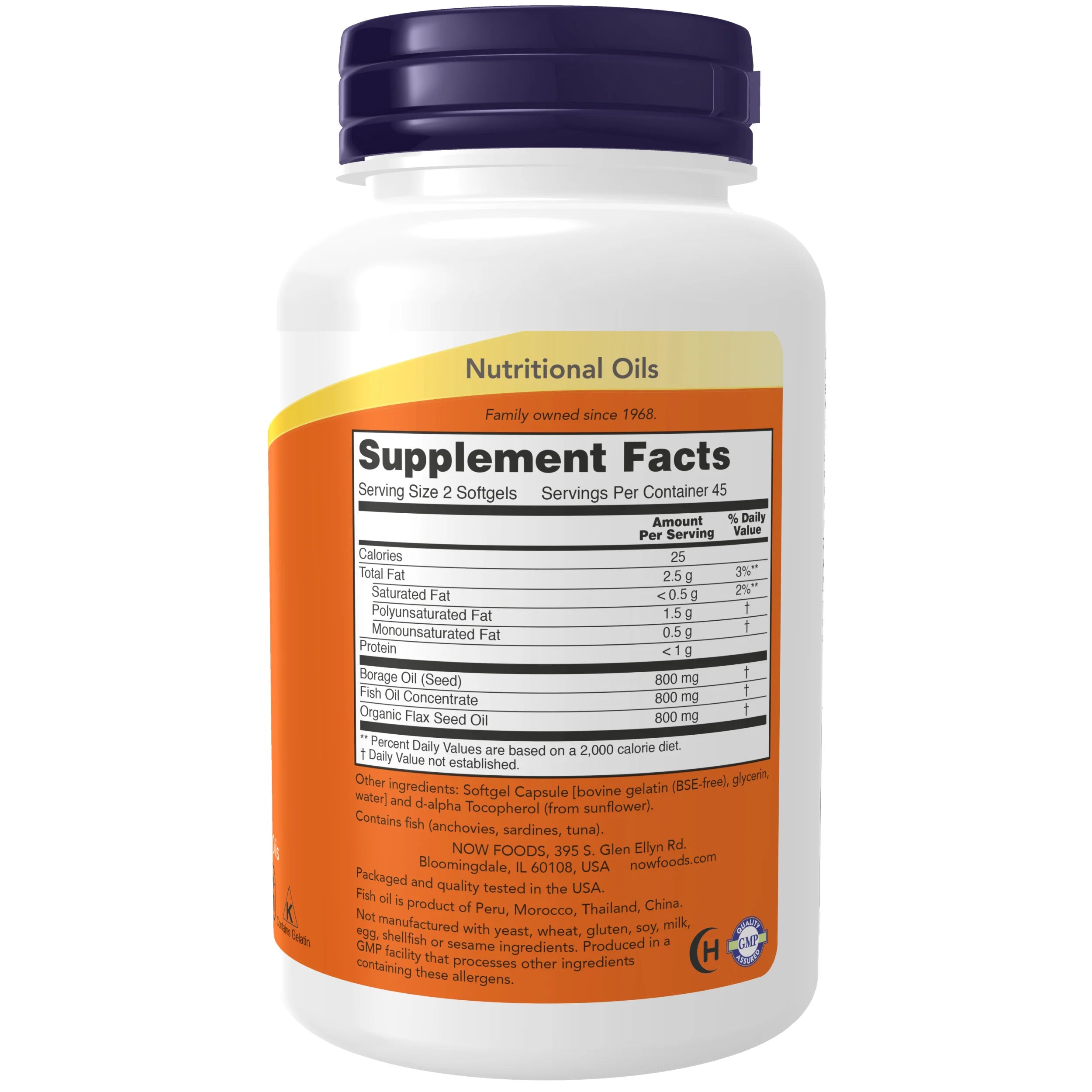 NOW Foods Super Omega 3-6-9 1200mg