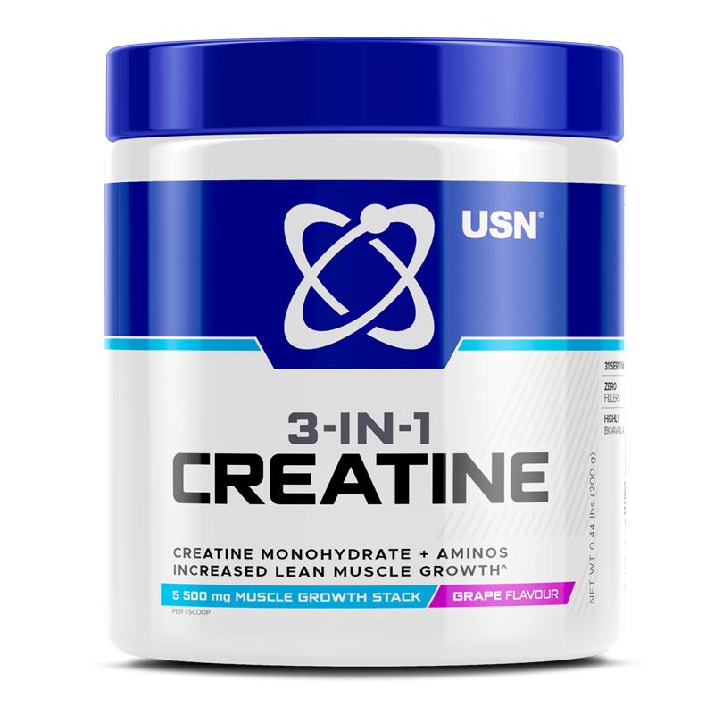 USN 3-in-1 Creatine Monohydrate & Aminos