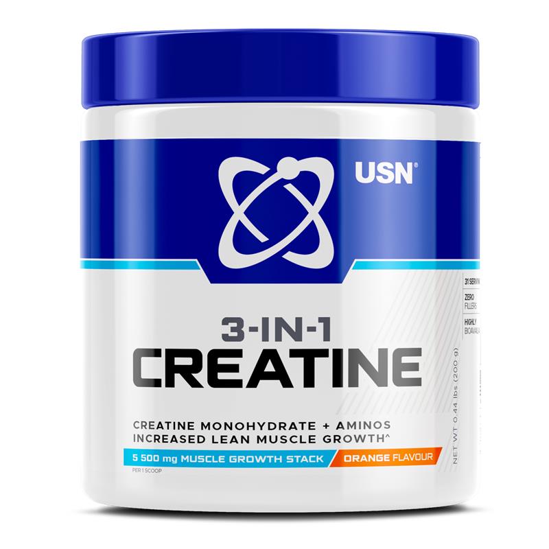 USN 3-in-1 Creatine Monohydrate & Aminos