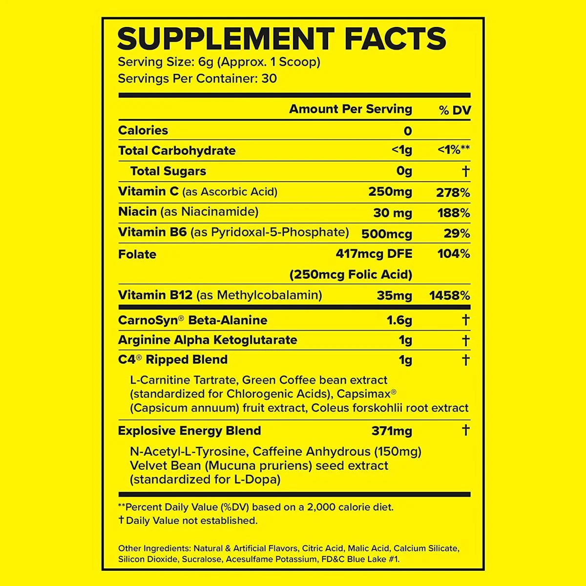 Cellucor C4 Ripped Pre-Workout Powder