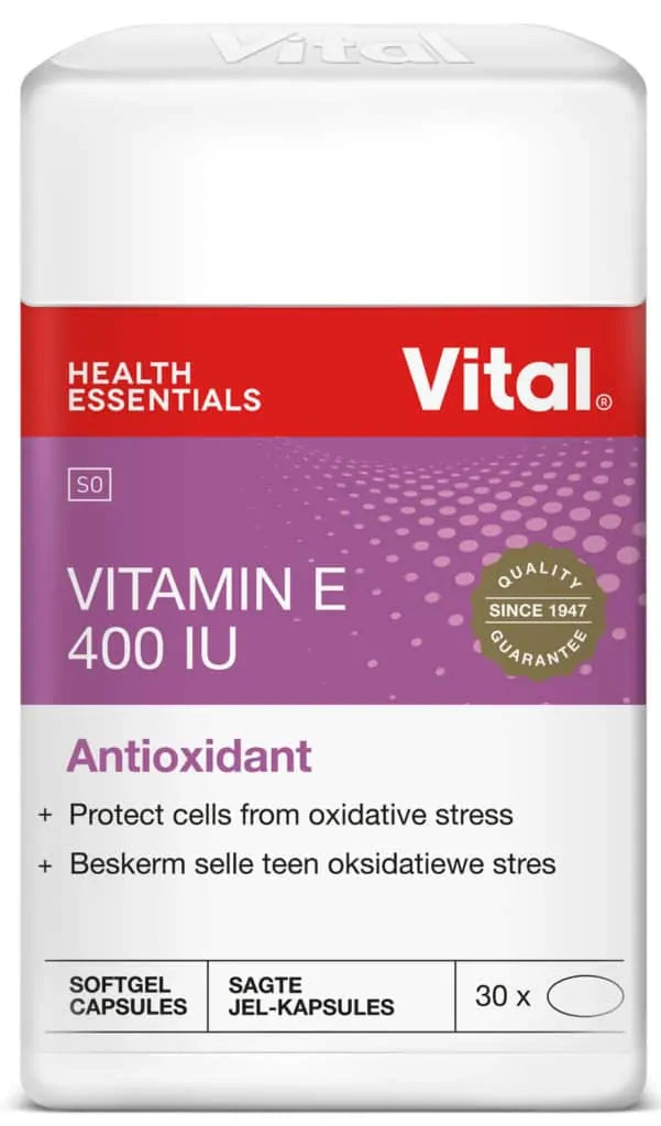 VITAL VITAMIN E 400IU 30CAPS