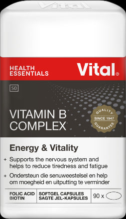 VITAL VITAMIN B COMPLEX 60SOFTGELS