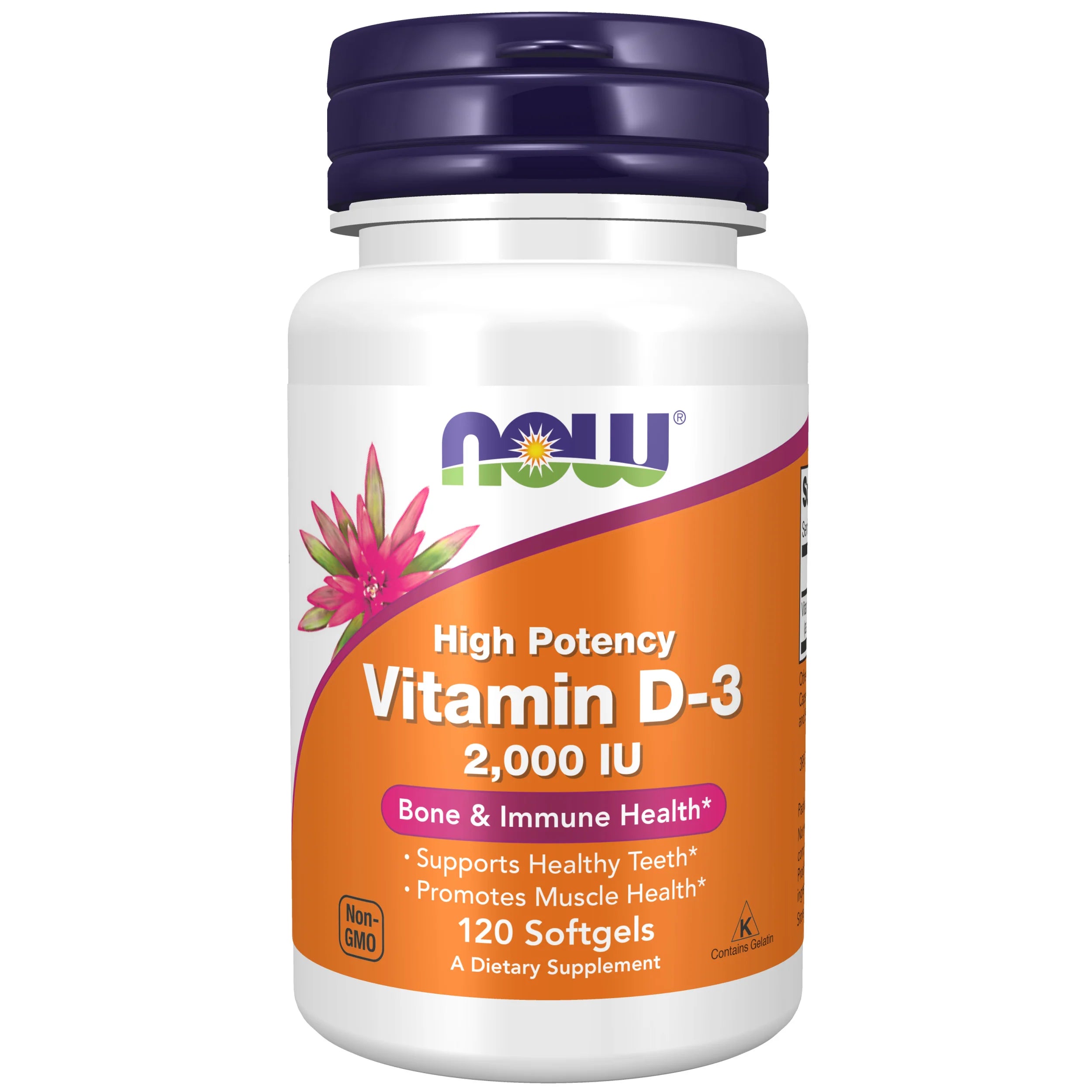 NOW Foods Vitamin D-3 2000IU